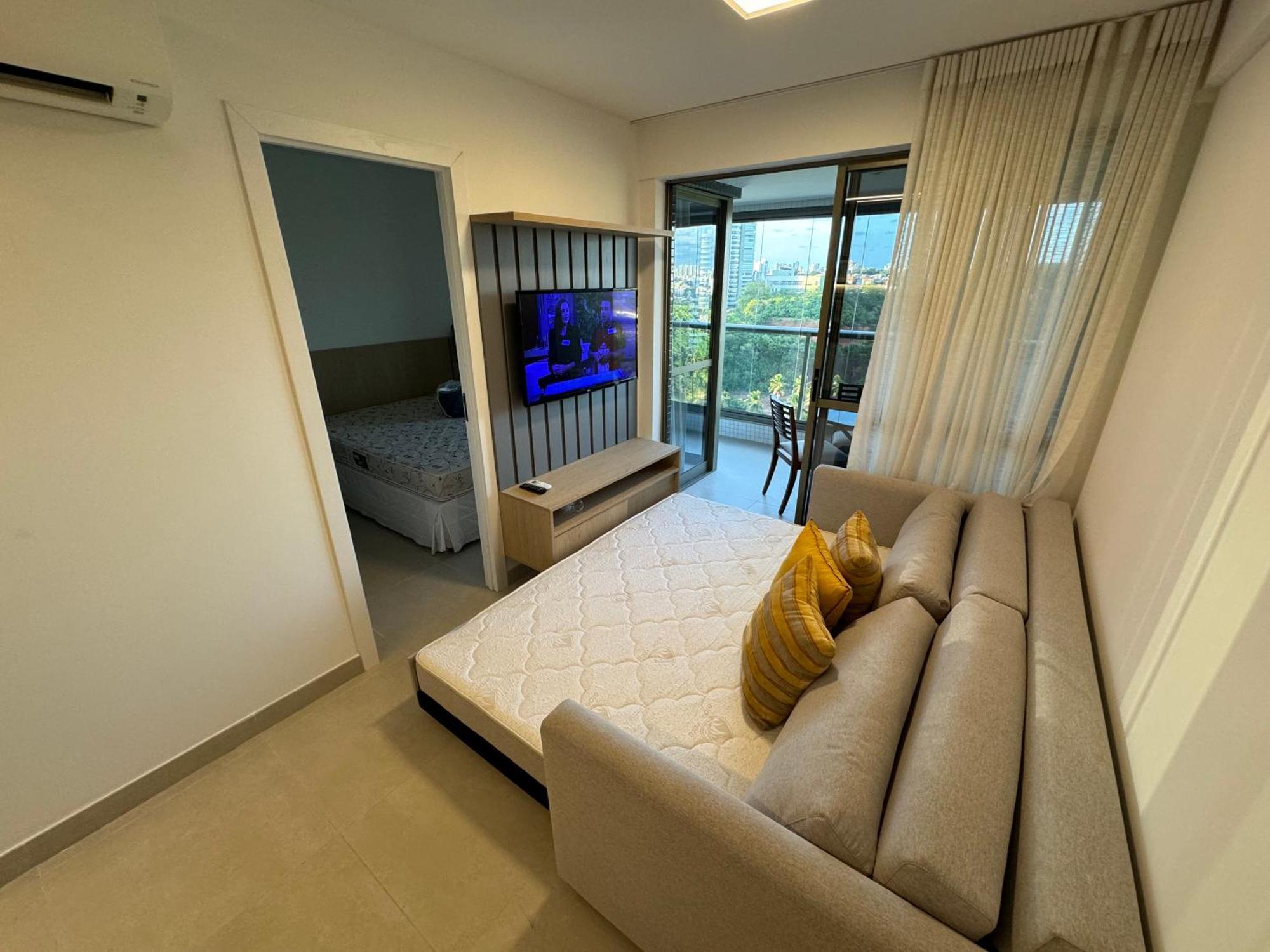Apartamento Class Bc1805 Pe Na Areia Barra Ondina *
